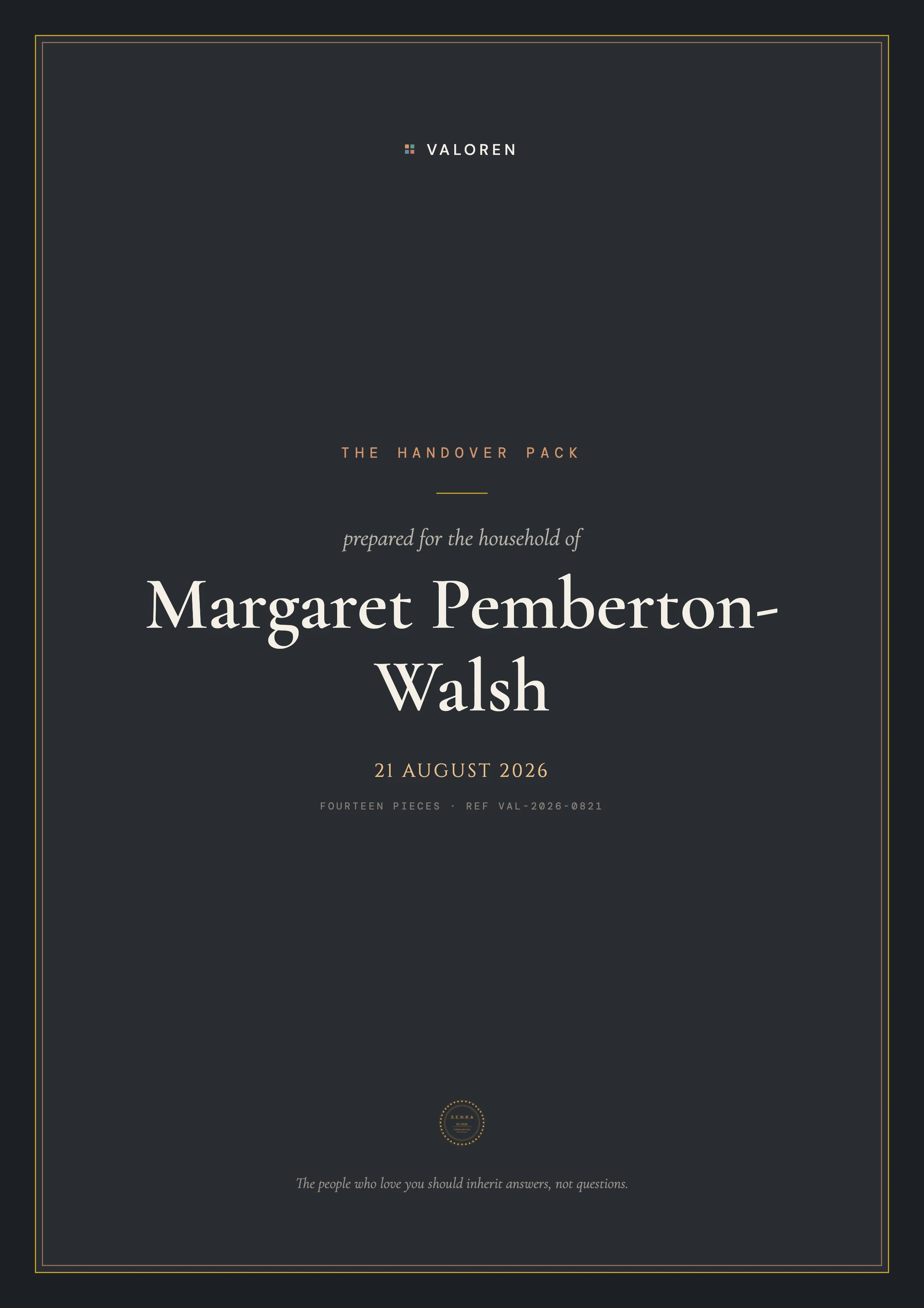 The back cover of the Living Edition.